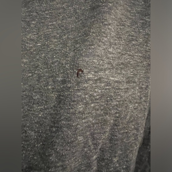 Silence + Noise Gray Tee with layered sleeves - Picture 8 of 10